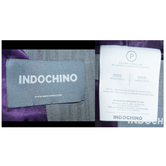 INDOCHINO 41S CONCRETE GRAY BLAZER - Picture 5 of 6
